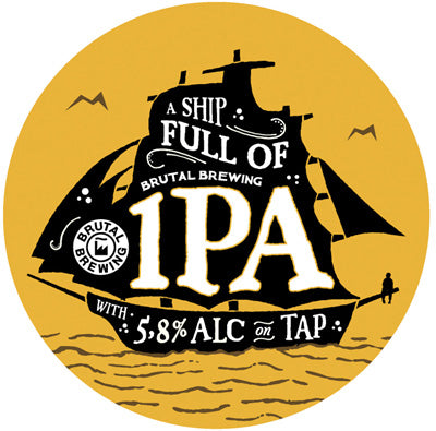 A Ship Full of IPA – Brutal Brewing – 30 L fustage